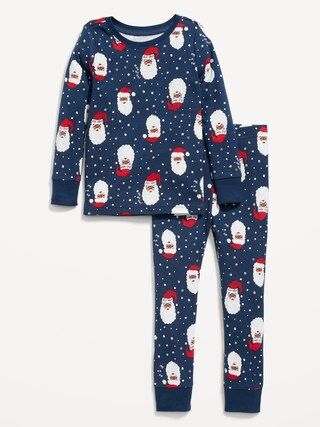 Unisex Matching Santa Claus Snug-Fit Pajama Set for Toddler | Old Navy (US)