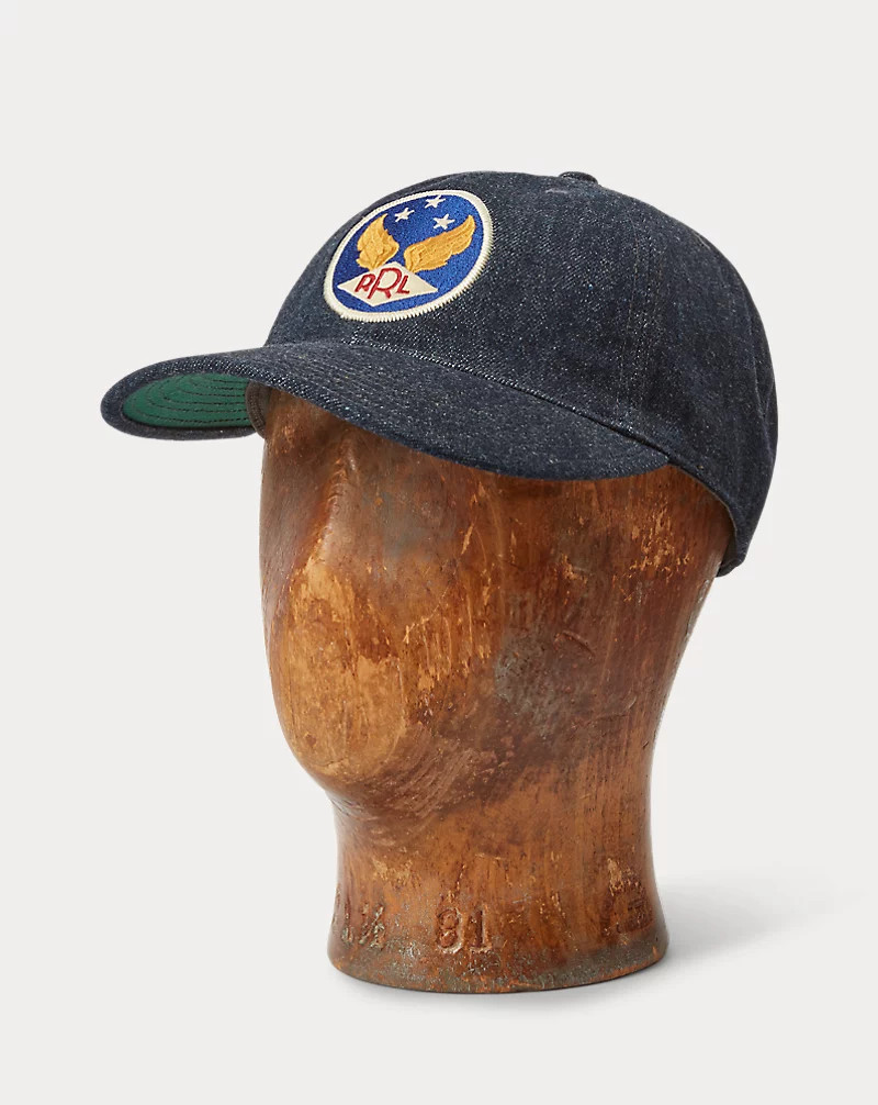 Denim-Baseballkappe mit Flügellogo | Ralph Lauren (DE & AT)