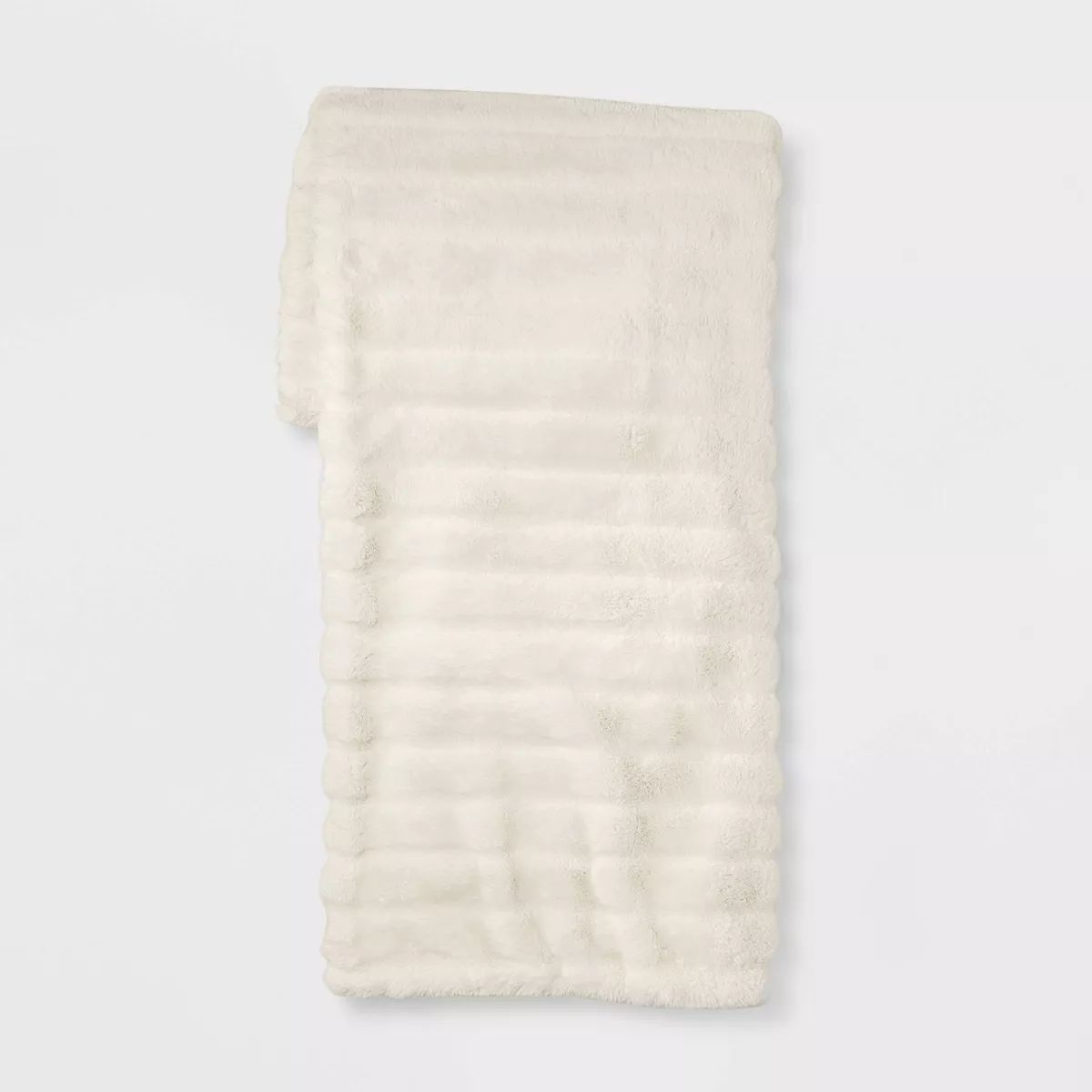 Textured Faux Fur Reversible Throw Blanket - Threshold™ | Target