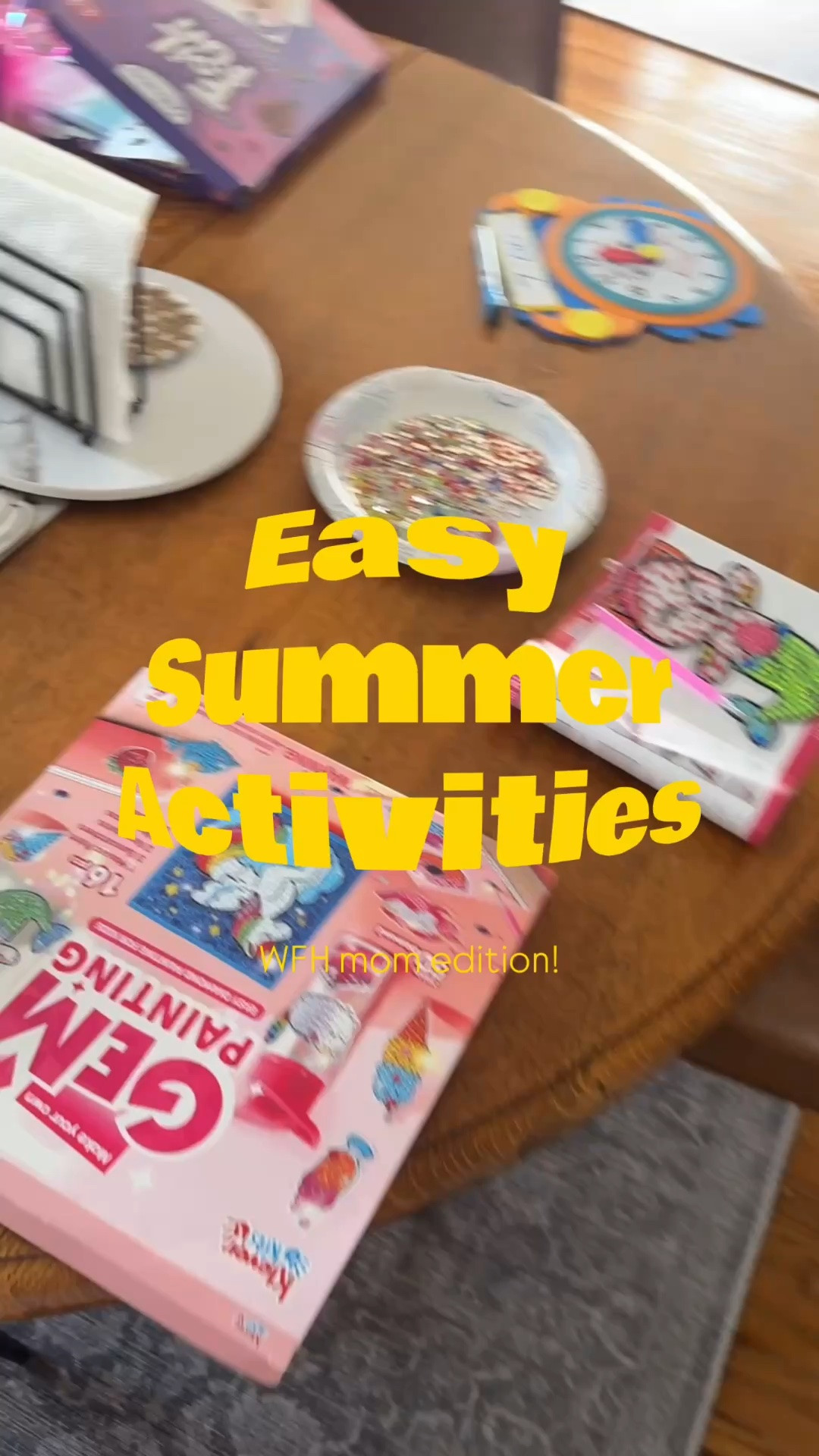 Easy Summer activities at home for your kids! Perfect for WFH moms like me, or if you’re just home all day with your kiddos and don’t want to hear “I’m bored” a million times a day! 
#amazonfinds #kidsfinds #summeractivities #momfinds

#LTKKids