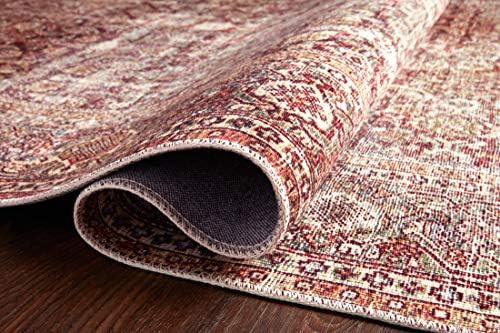 Loloi II Layla LAY-11 Printed Cinnamon / Sage Oriental Area Rug 7'-6" x 9'-6" | Amazon (US)