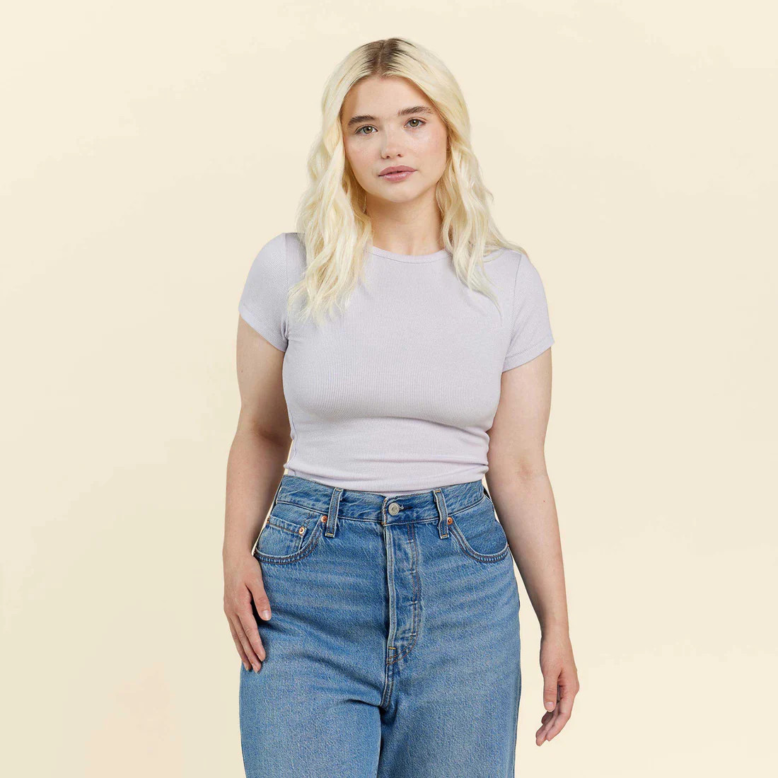 Slinky Rib Tee | Nuuds US
