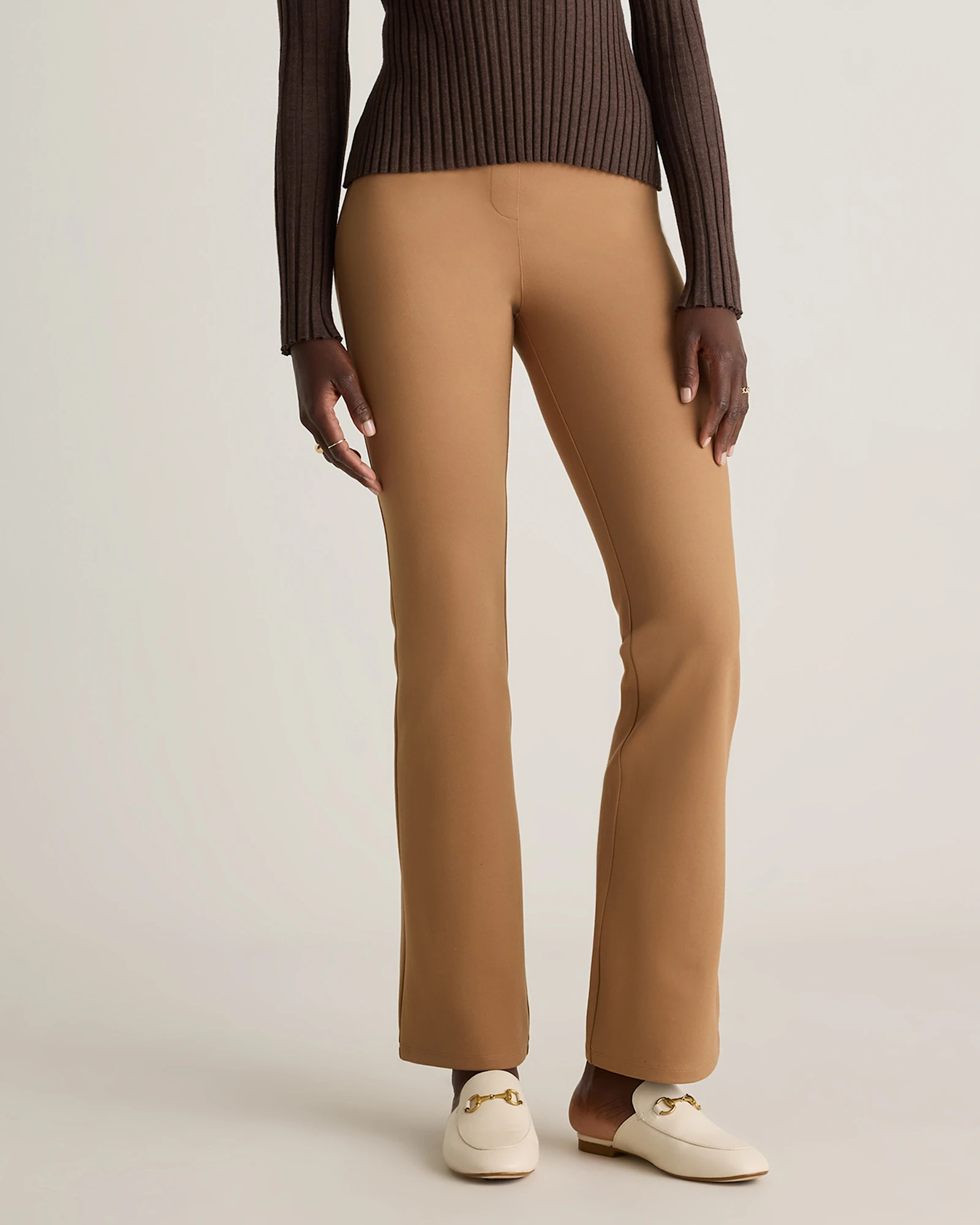 Ultra-Stretch Ponte Bootcut Pants - 30" inseam | Quince