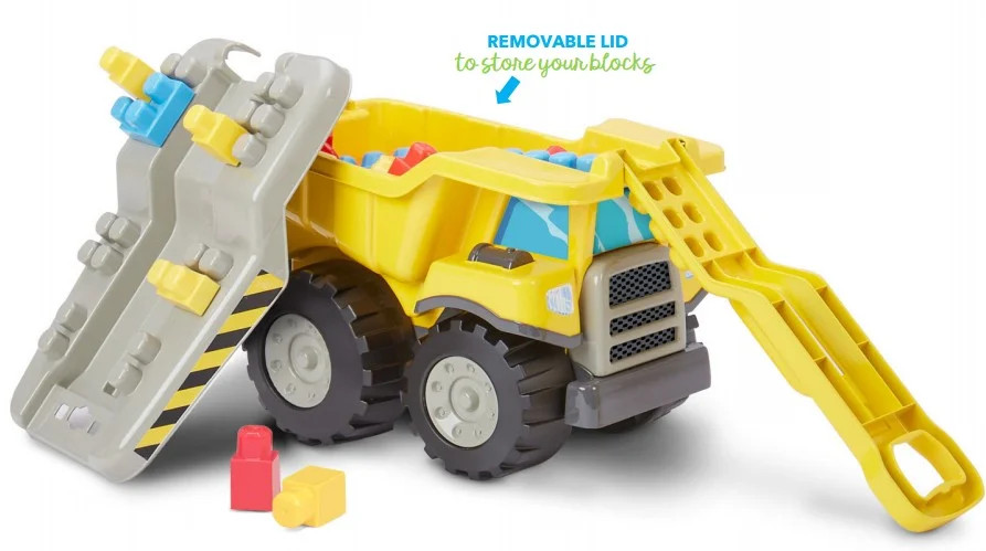 KIDS@WORK 25PC TOW N’GO DUMP TRUCK | Walmart (US)