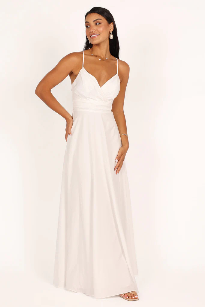 Manda Maxi Dress - Off White | Petal & Pup (US)