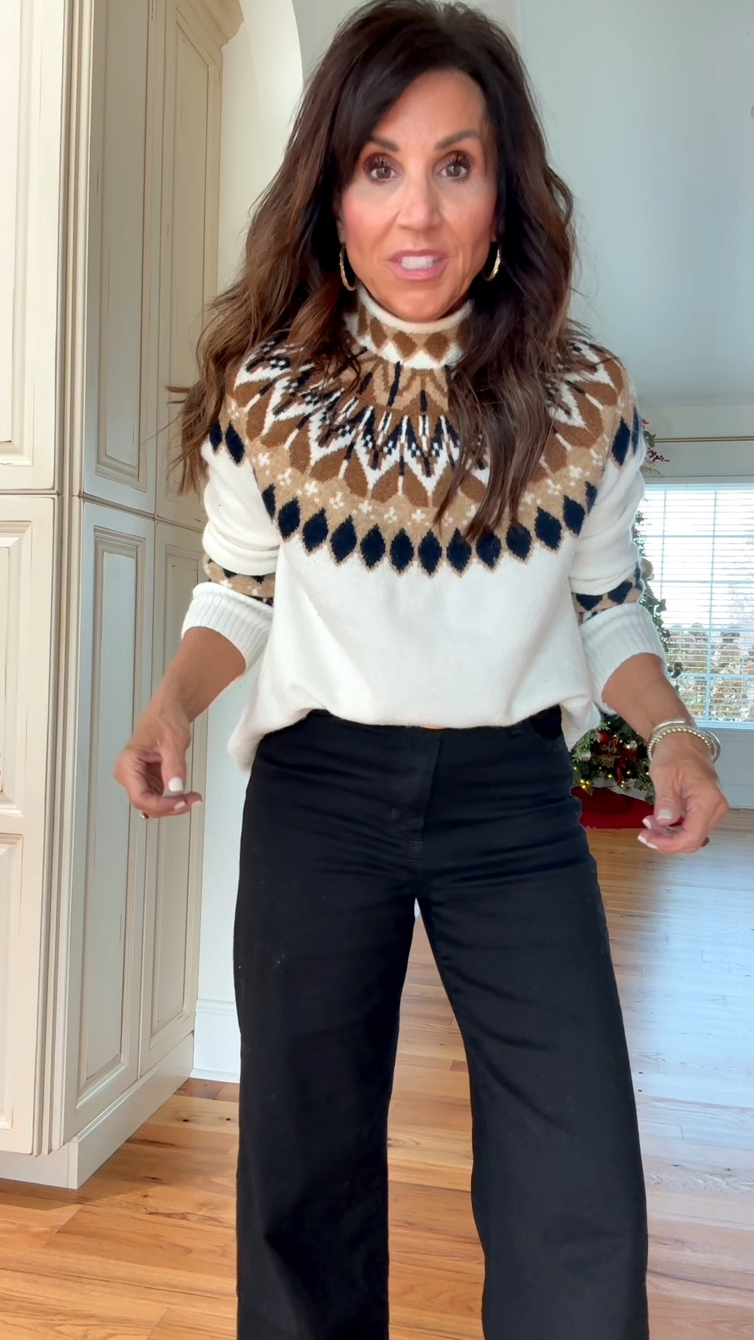 This fair isle sweater is in my top sellers this week. 
Sweater - xs 
Denim - 27

#LTKOver40 #LTKootd #LTKSeasonal