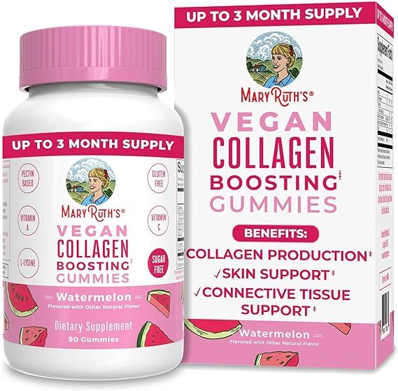 MaryRuth Organics Collagen Boosting Gummy for Hair Skin & Nails | Joint Support | Vegan, Non-GMO,... | Amazon (US)
