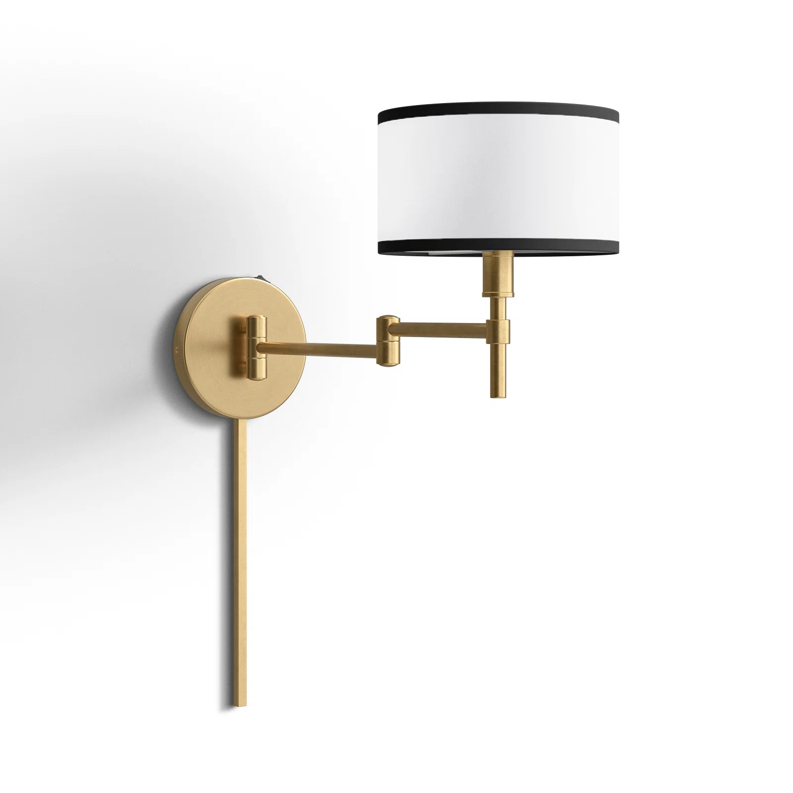 Birch Lane™ Hadid 1 - Light Dimmable Brass Armed Sconce & Reviews | Wayfair | Wayfair North America