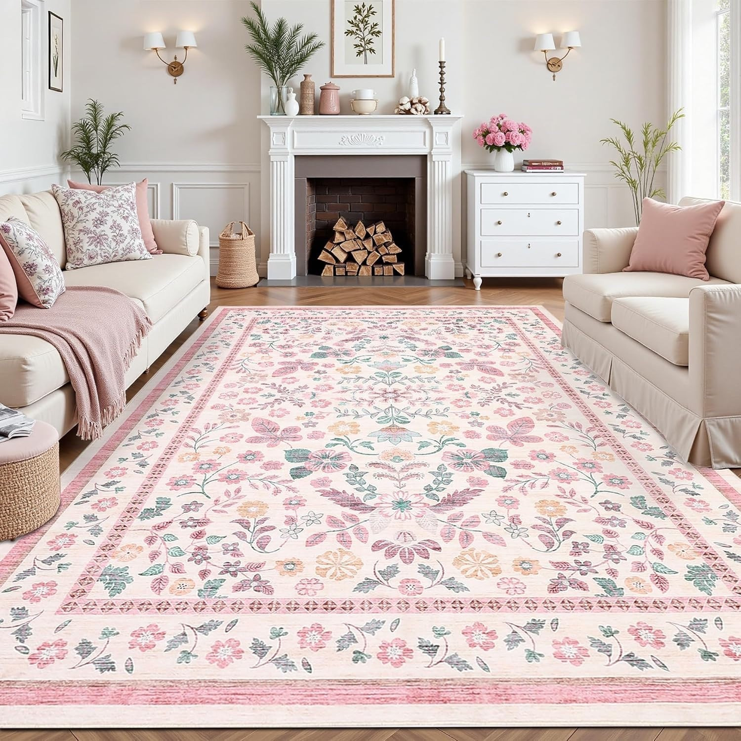New rug for my little girls room 💕💕 so pretty! #pinkrug #rug #floral #girlsroom

#LTKKids #LTKHome #LTKmomlife