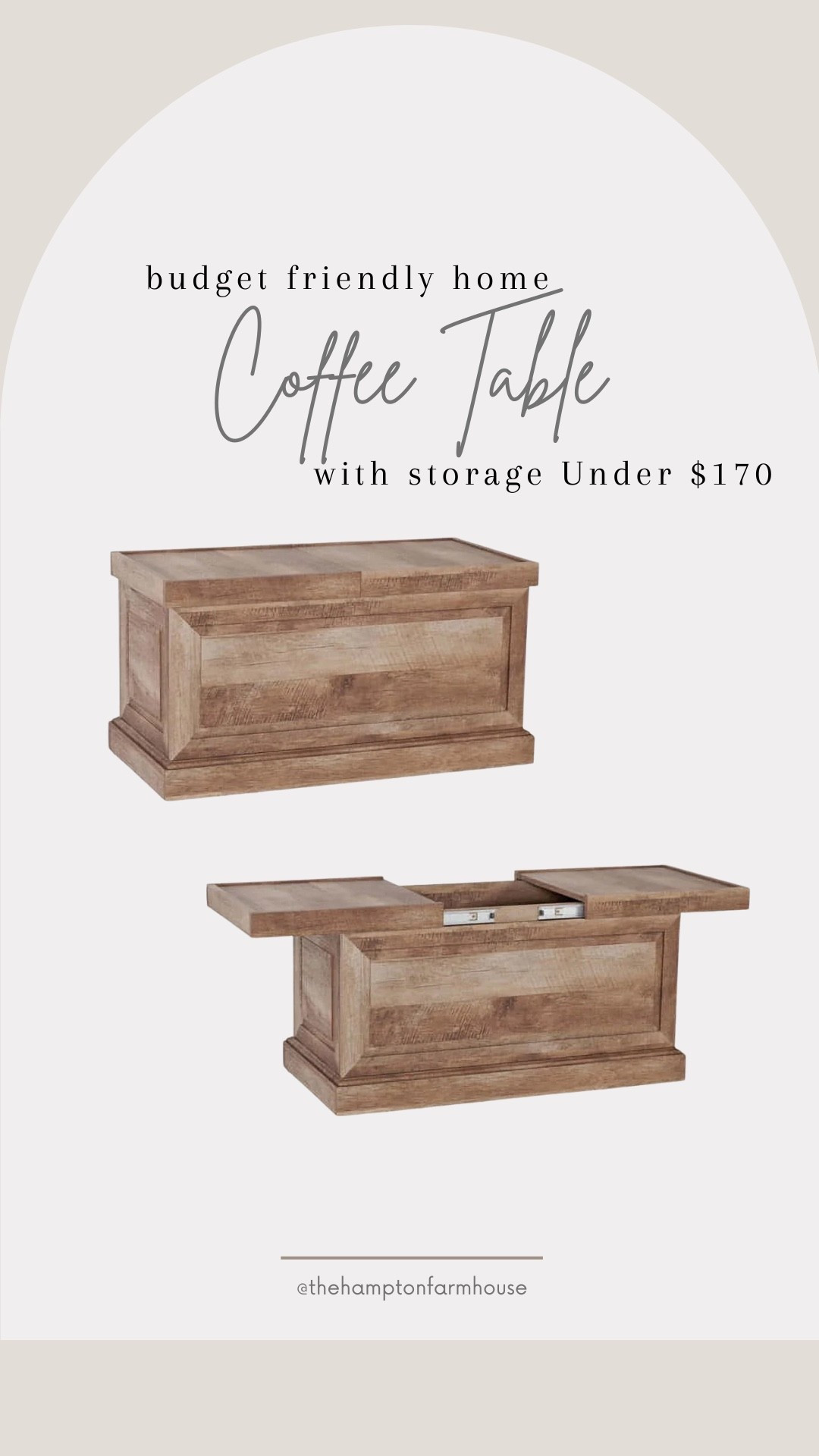 Affordable coffee table with storage! Modern and timeless! 

#LTKStyleTip #LTKHome #LTKFamily