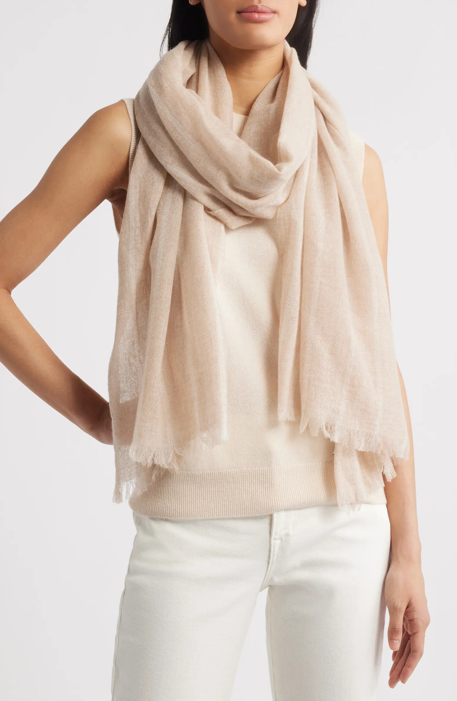 Stripe Cashmere Scarf | Nordstrom
