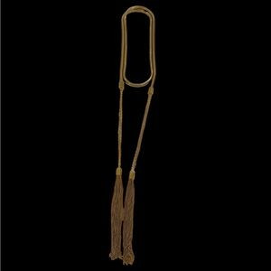 Yves Saint Laurent Lariat Gold Tassel Necklace | Poshmark
