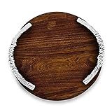Beatriz Ball Large Soho Galena Round Cutting Board, Metallic | Amazon (US)