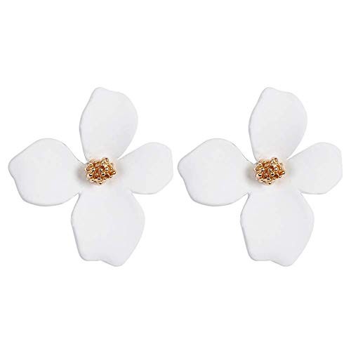 Boho Stud Earrings for Women - Chic Flower Statement Earrings with Gold Flower Bud, Great for Sis... | Amazon (US)