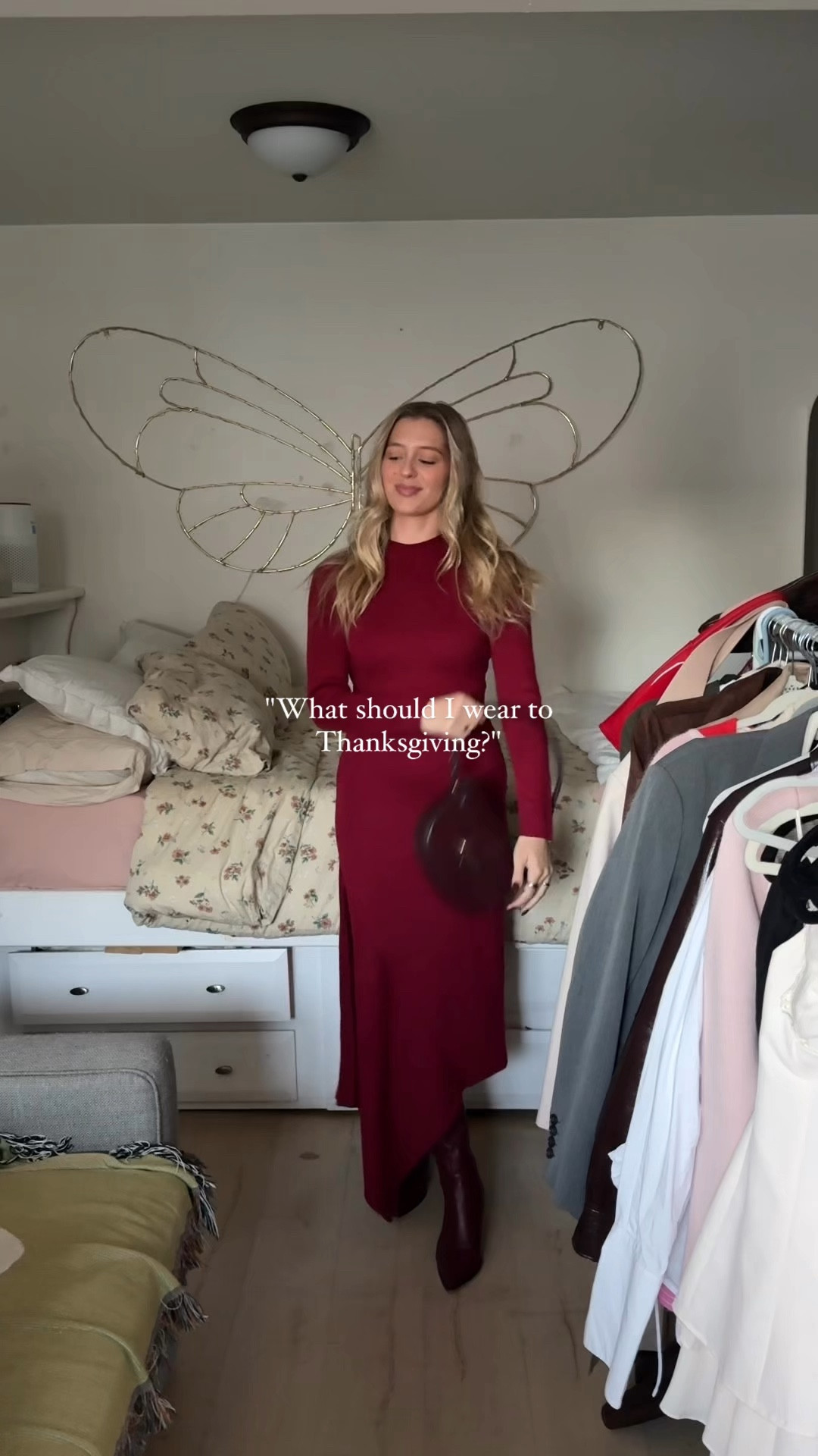 Thanksgiving outfit inspo! 🦃♥️ 

Thanksgiving outfits, Thanksgiving dress, outfit inspo, ootd, burgundy dress, plaid skirt outfit, revolve, monochromatic look

#LTKStyleTip #LTKSeasonal