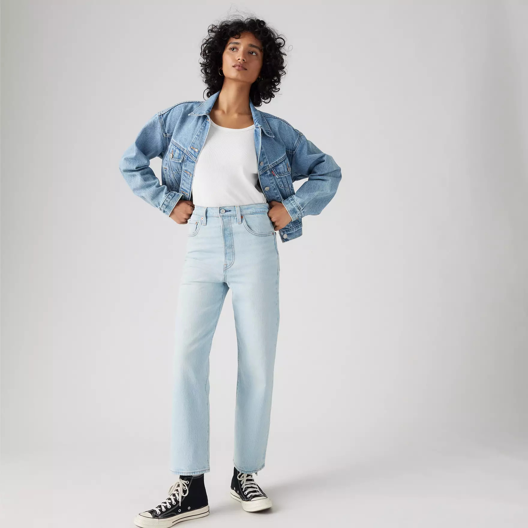 Ribcage Straight Ankle Women's Jeans - Light Wash | Levi's® US | Levi's US
