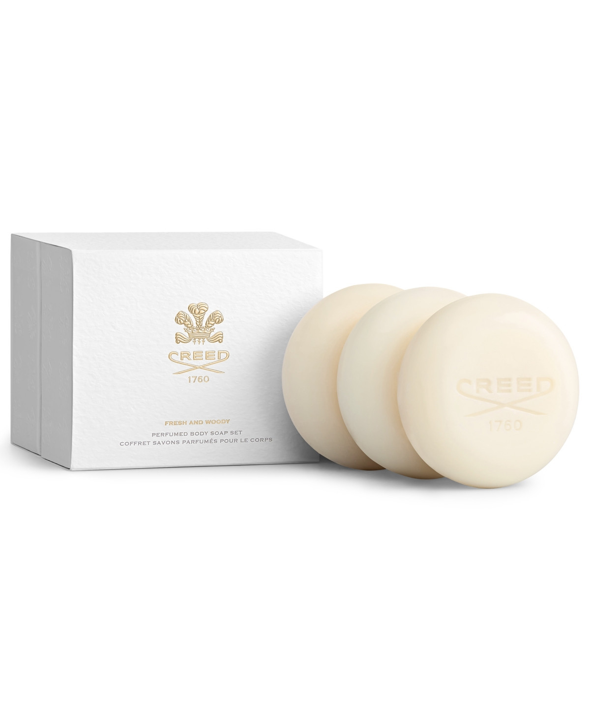 Creed Men's 3-Pc. Fresh and Woody Perfumed Soap Gift Set | Macy's