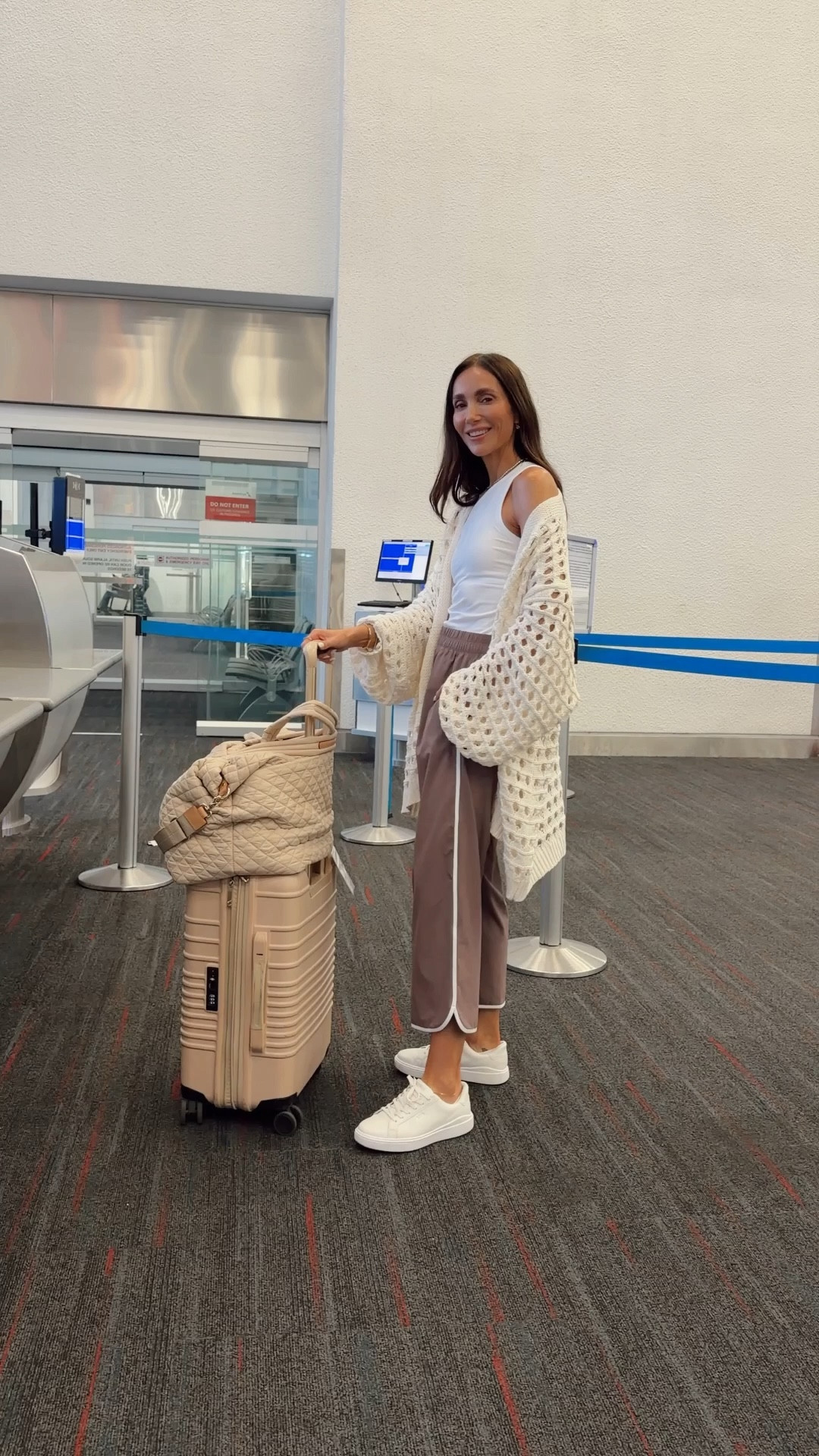 Travel outfit I’m wearing xs in top and pants , slip on sneakers fit tts so comfortable straight out of the box use code BRSTYLE15

#LTKOver40 #LTKTravel #LTKgrwm
