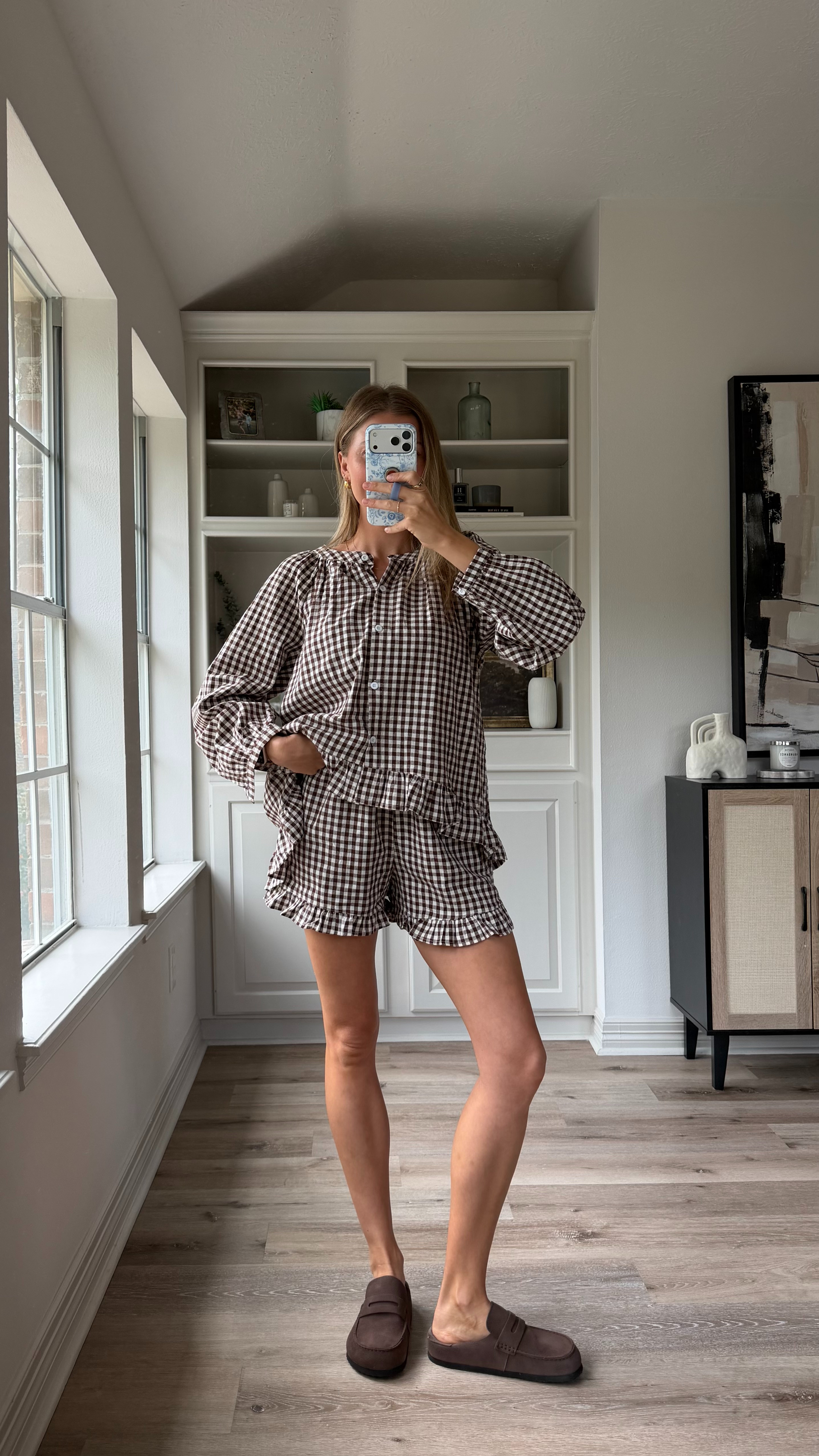 Cutest gingham set for fall! size small 

 #LTKootd