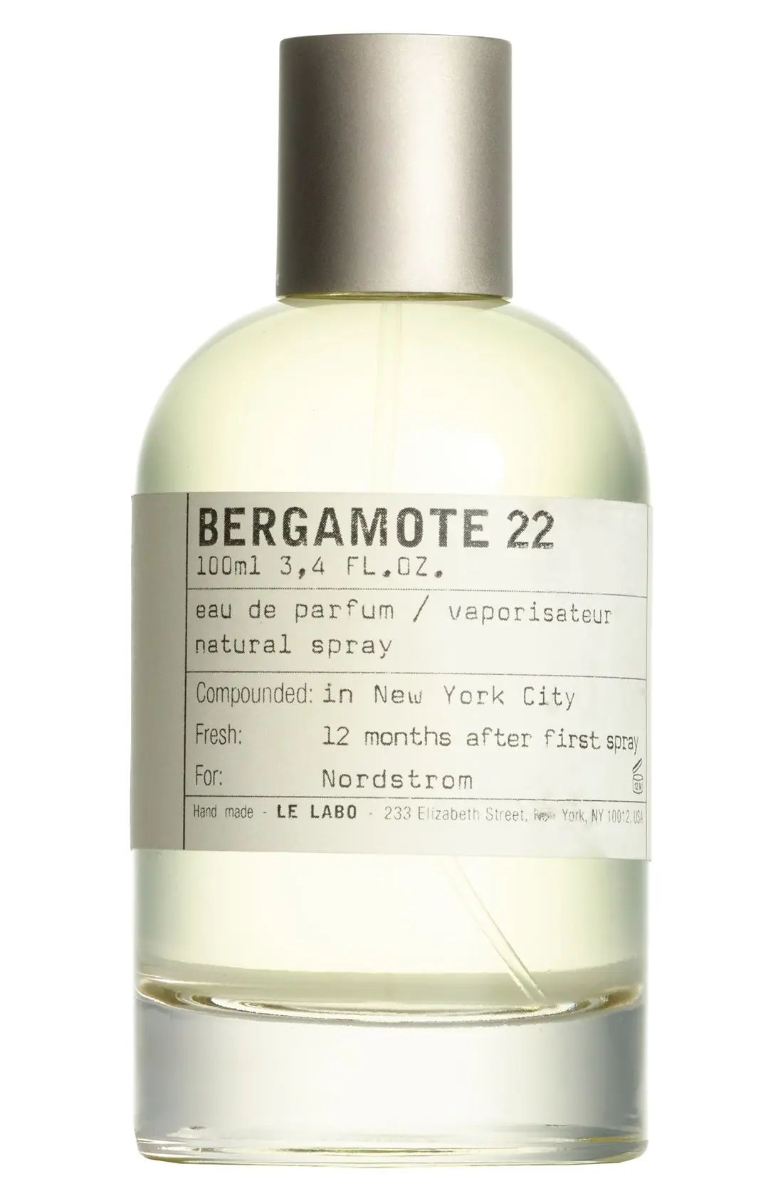 Le Labo Bergamote 22 Eau de Parfum at Nordstrom, Size 0.5 Oz | Nordstrom