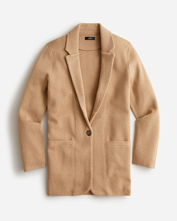 Cecile relaxed sweater-blazer | J. Crew US