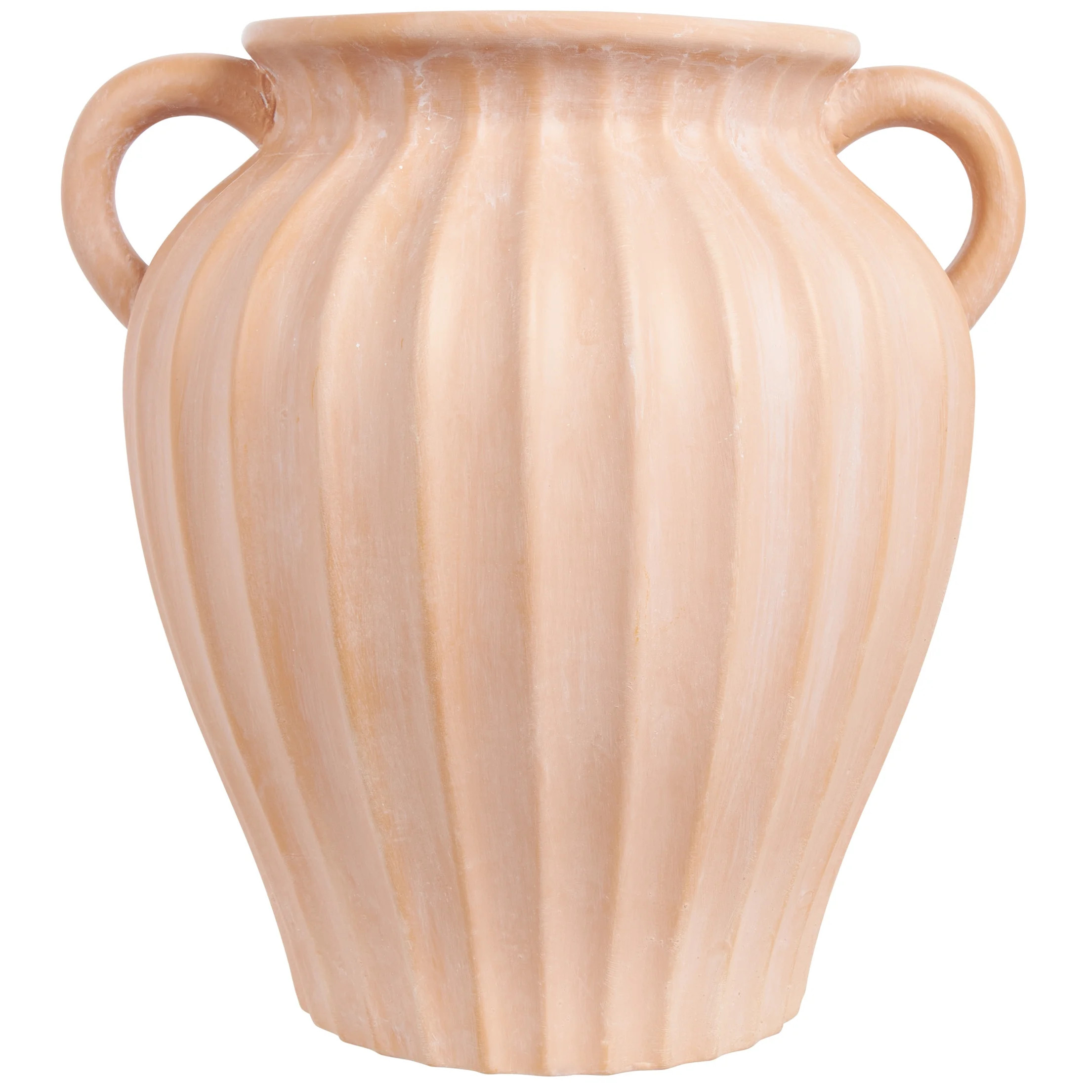 My Texas House Large Terra Cotta Vase, 8 inches, Orange | Walmart (US)