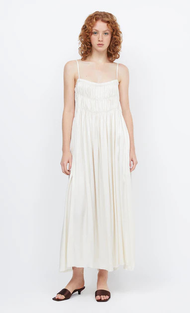 DALI MAXI SHIFT DRESS - IVORY | Bec & Bridge (Global)