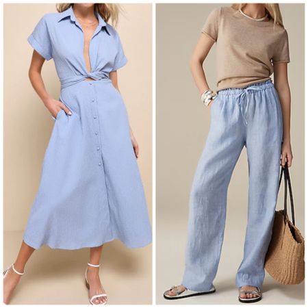 I’m not sure why, but I suddenly have a thing for chambray blue. Honestly blue is a color that looks good on most skin tones from fair, olive to darker browns. I thinks it will be a big trend for spring and summer.

#LTKFindsUnder100 #LTKSeasonal #LTKStyleTip