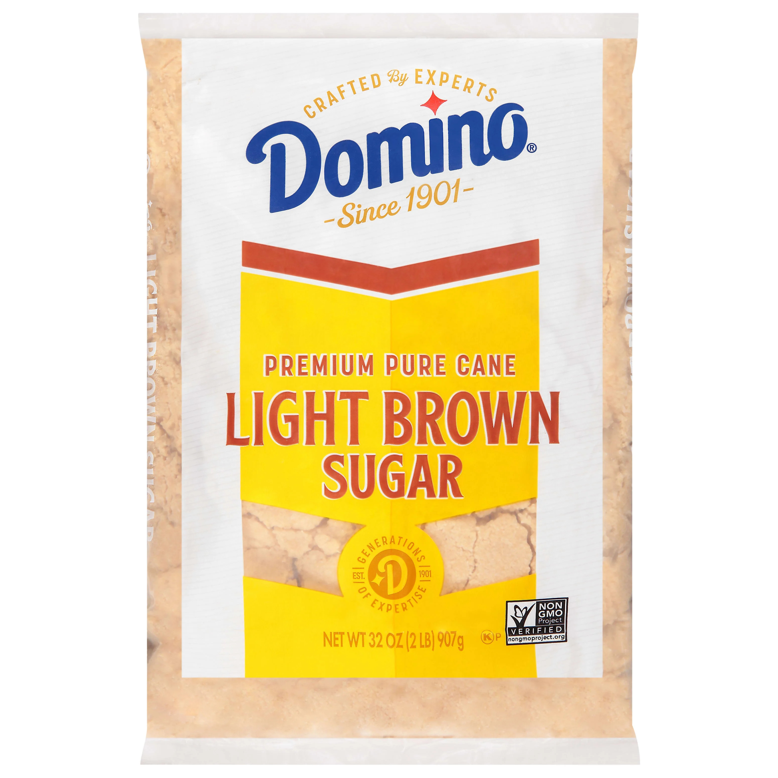 Domino Premium Pure Cane Light Brown Sugar, 2 lb | Walmart (US)