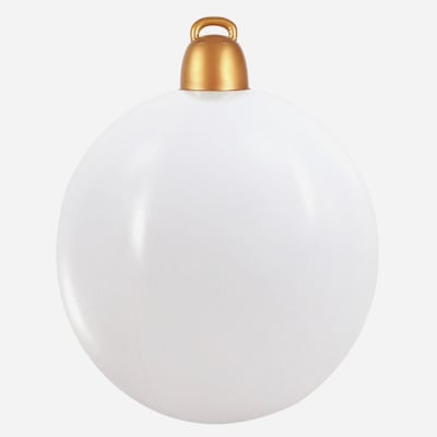 White Blow-Up Ornament, 48" | At Home