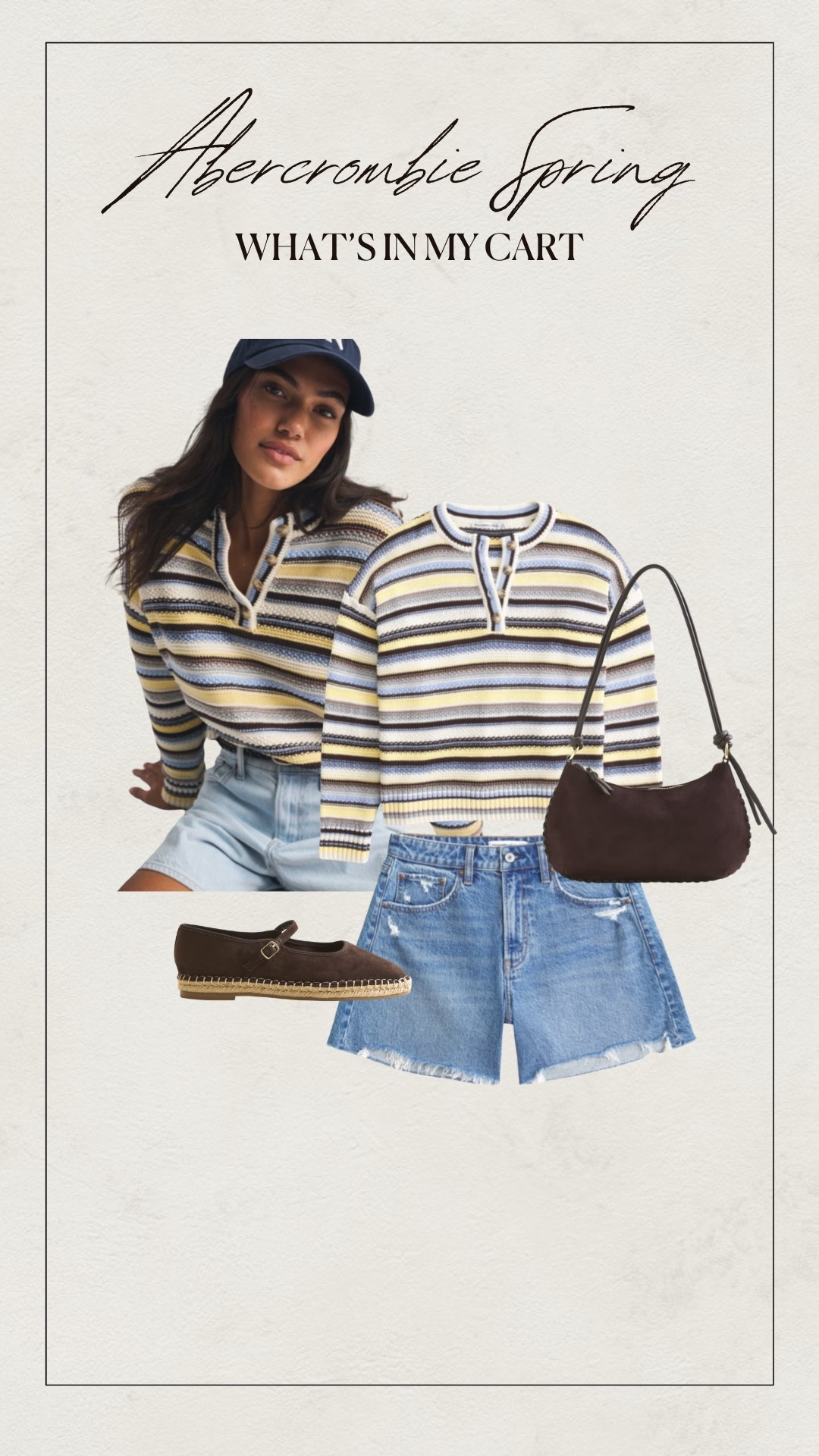 Abercrombie spring 😍 absolutely need this top. 

Denim shorts espadrilles 

#LTKSpringSale #LTKSeasonal #LTKmomlife