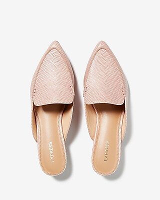 Textured Slide Loafers | Express