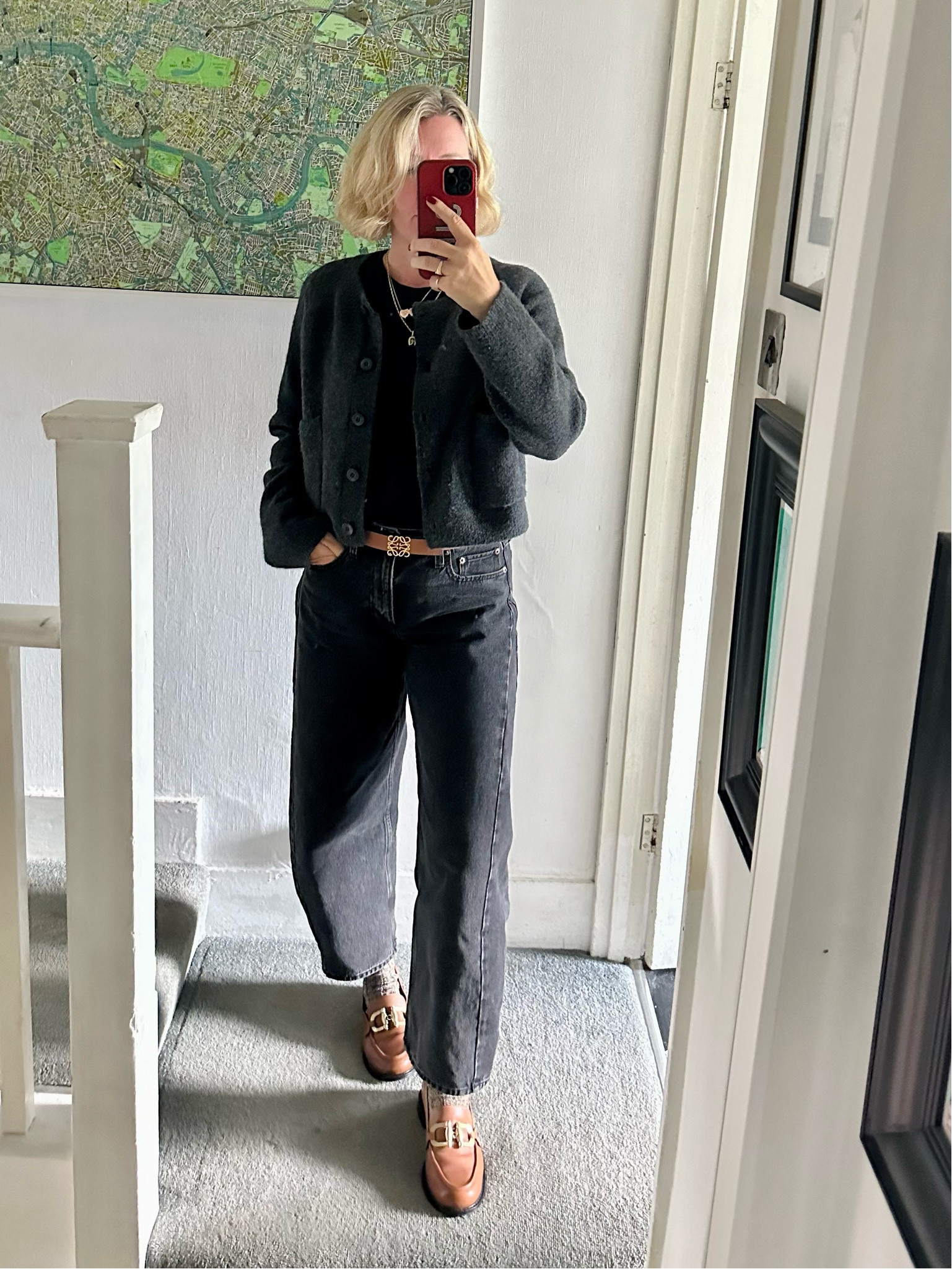 Cardigan weather. Barrel Jeans from Abercrombie 

#LTKuk #LTKstyletip #LTKautumn