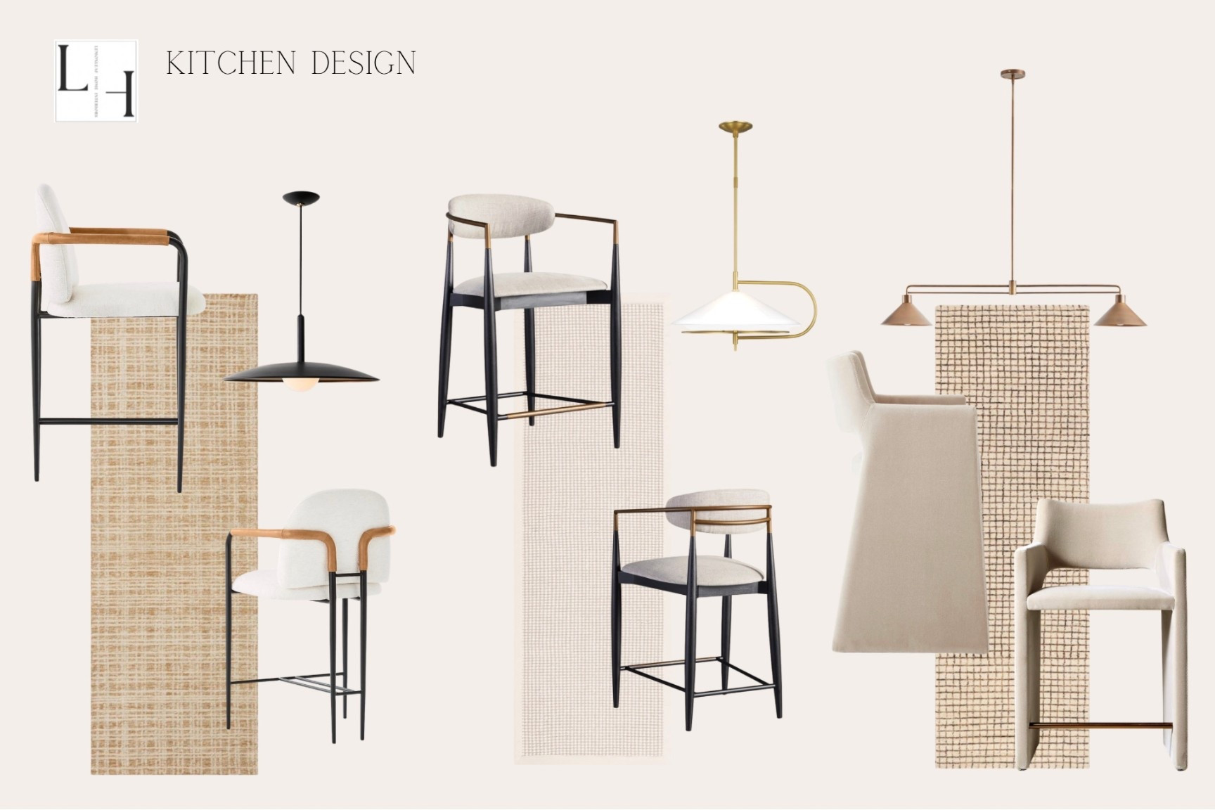 Kitchen design for counter stools, runners, and pendant lighting 


#LTKHome #LTKSaleAlert #LTKGiftGuide