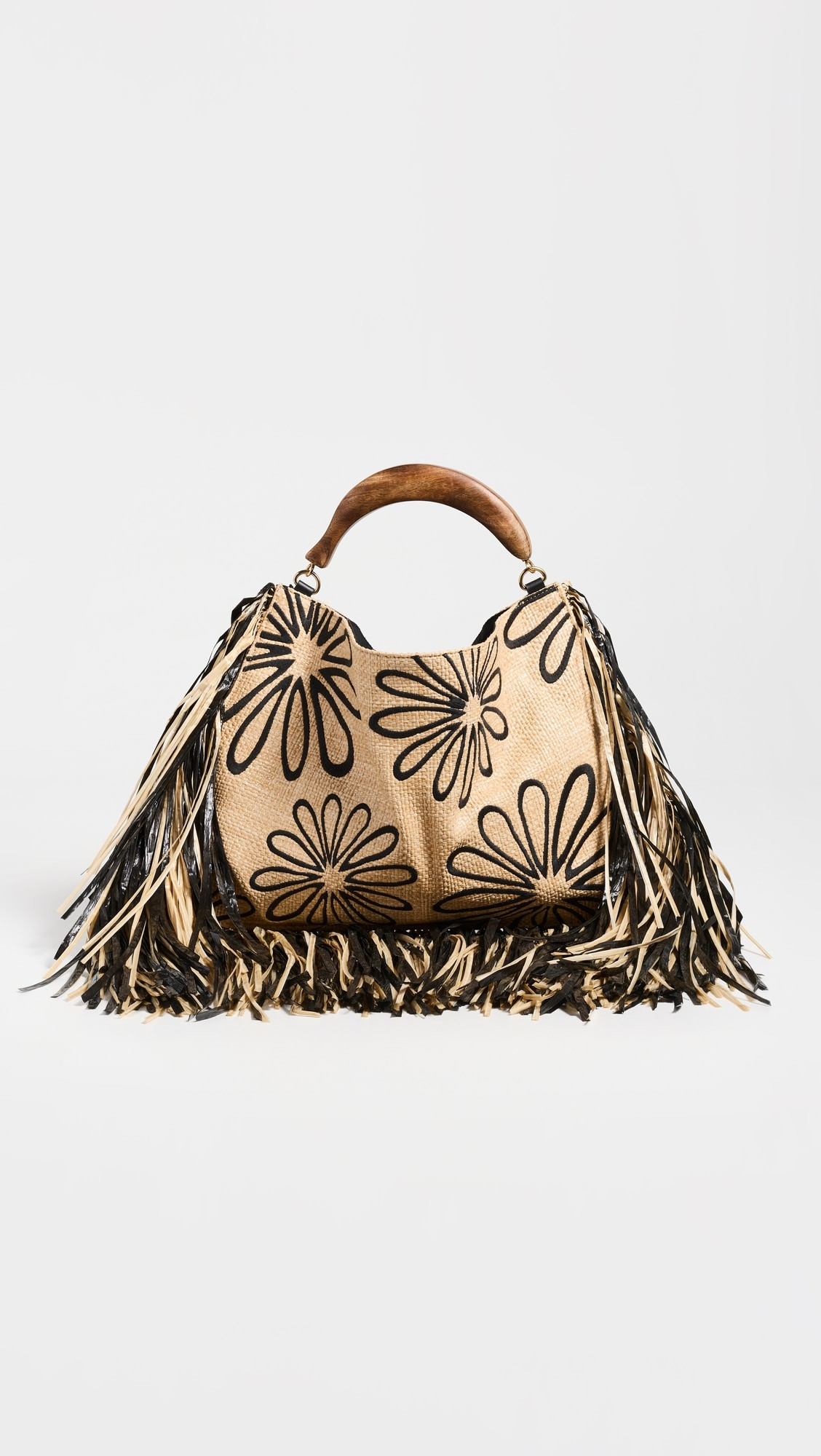 Fringed Raffia Mini Bag | Shopbop