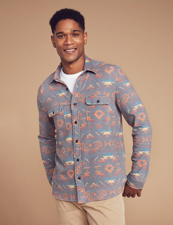 Legend Sweater Shirt - Chankillo Horizon | Faherty