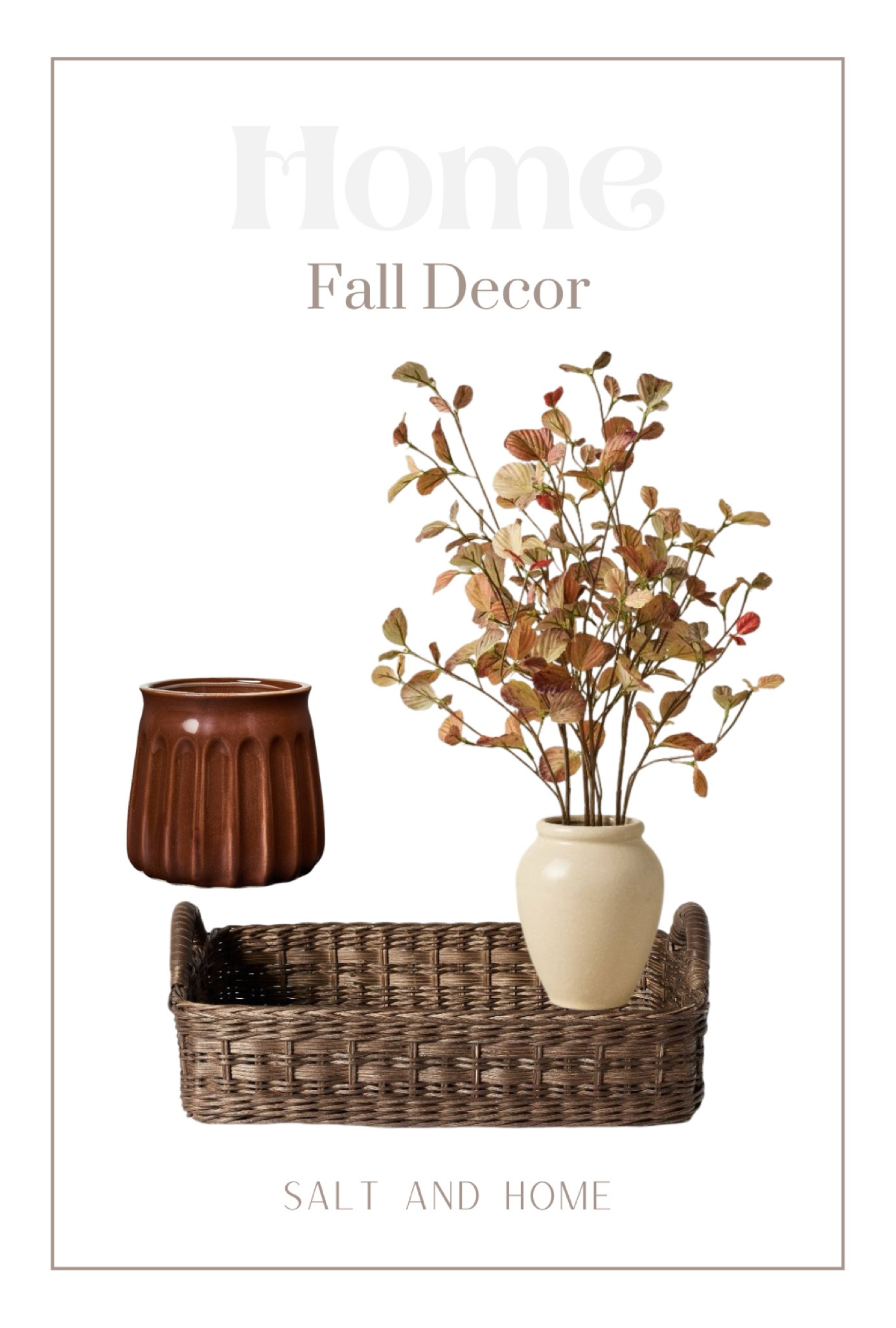 Fall home decor! Candle, plant, and basket tray! 

#LTKHome #LTKSeasonal