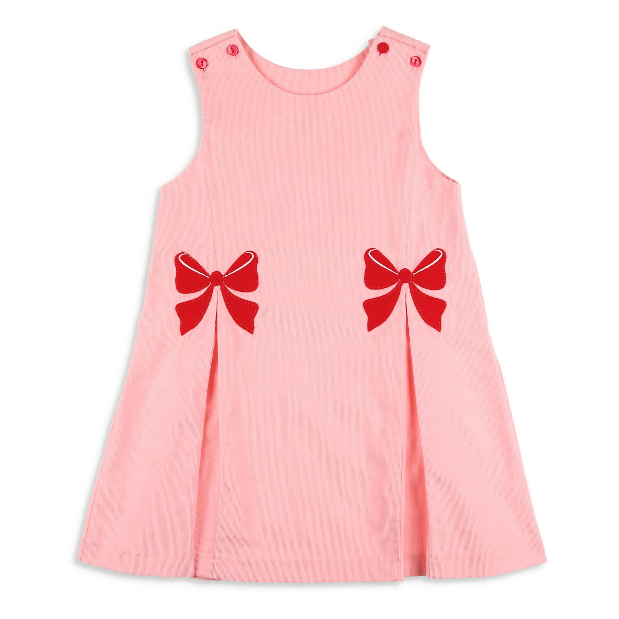 Girls Liza Cord Bow Jumper - Shrimp and Grits Kids - Shrimp and Grits Kids | Shrimp and Grits Kids