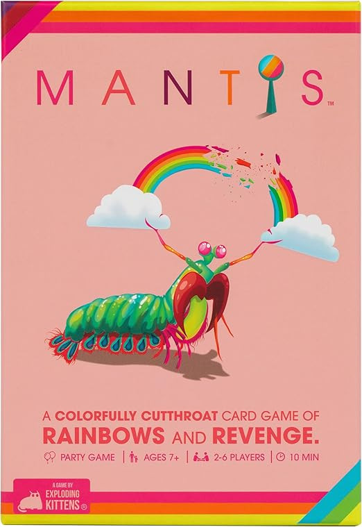 Exploding Kittens Mantis 2-6 Players - Ages 7+ - 10 Minutes to Play - Cutthroat Matching Card Gam... | Amazon (US)
