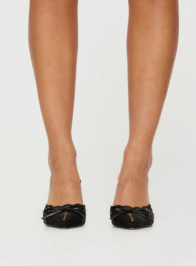Charisma Pointed Toe Heels Black | Princess Polly US