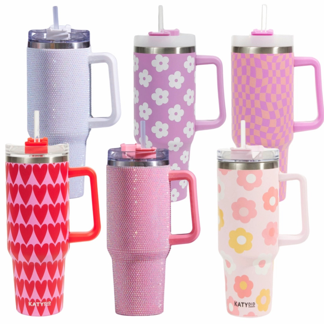 Super cute & unique tumblers! Would make a perfect Valentine’s Day gift or just add another to your collection!
🤍
Pink Tumblers, Stanley dupes, Jeweled tumblers, Valentine’s Day tumblers

#LTKSeasonal #LTKfindsunder50 #LTKGiftGuide