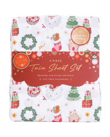 Santa Groovy Sheet Set | TJ Maxx