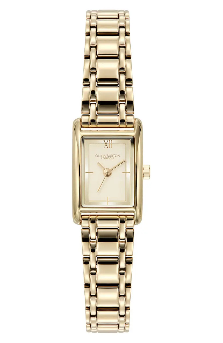 Mini Grove Rectangular Bracelet Watch, 16mm | Nordstrom