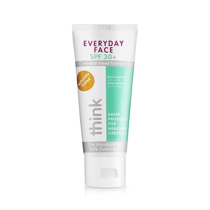 Thinksport Everyday Face SPF 30 Mineral Sunscreen – Safe, Natural Facial Sun Cream for All Skin... | Amazon (US)