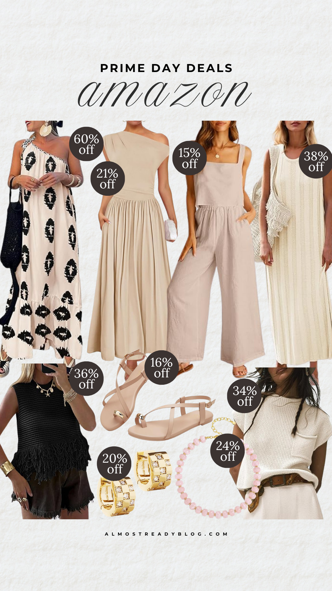 Refresh your summer wardrobe with easy neutral pieces and Prime Day fashion finds perfect for vacations, brunches, and everyday wear.

summer neutral outfit, casual summer style, vacation ready look, effortless chic outfit, resort wear style, summer dresses, neutral fashion, vacation outfit, beach style, amazon finds

#LTKOver40 #LTKSaleAlert