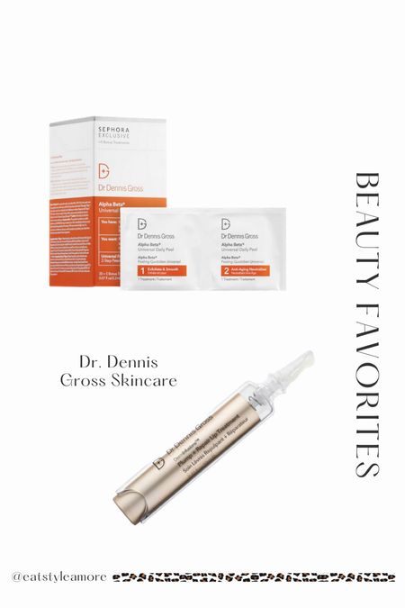 My favorite Dr. Dennis Gross products and most repurchased! The best peel pads great for textured and acne prone skin. Lip plumper I use daily. 

#LTKBeauty