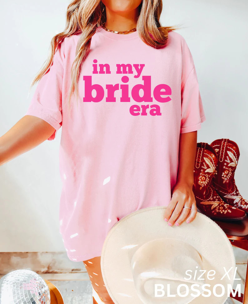 Gift for Bride in My Bride Era Funny Bride Shirt Engagement - Etsy | Etsy (US)