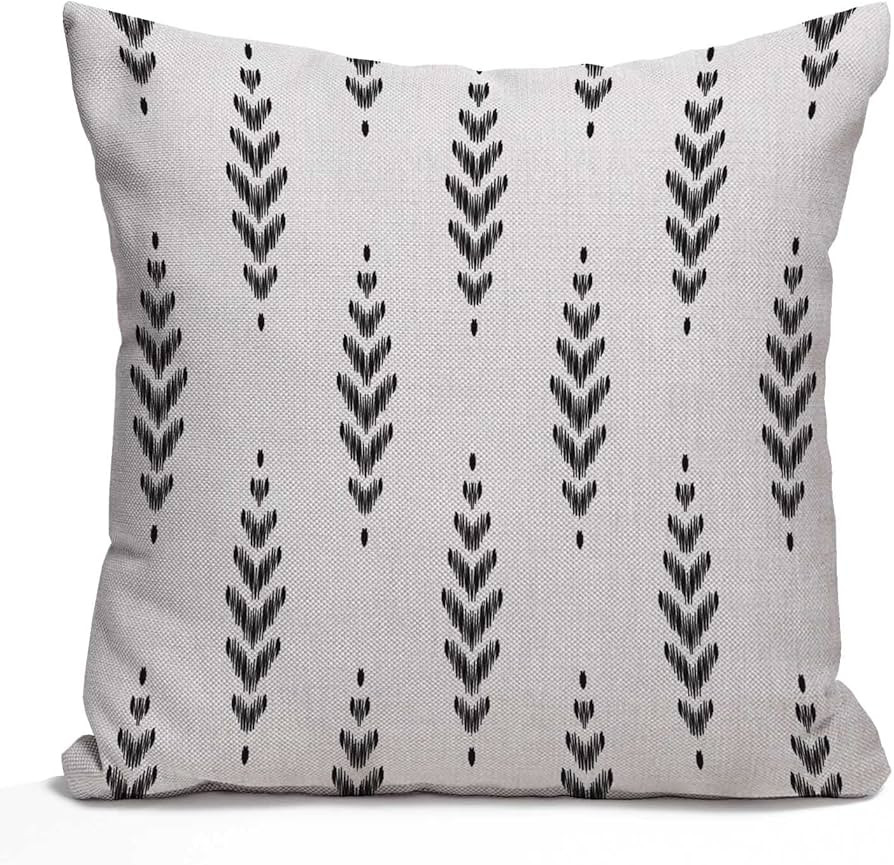 Tomda Ikat Chevron Decorations Cushion Cover Boho Farmhouse Decor Throw Pillow Cases Pillow Cover... | Amazon (UK)