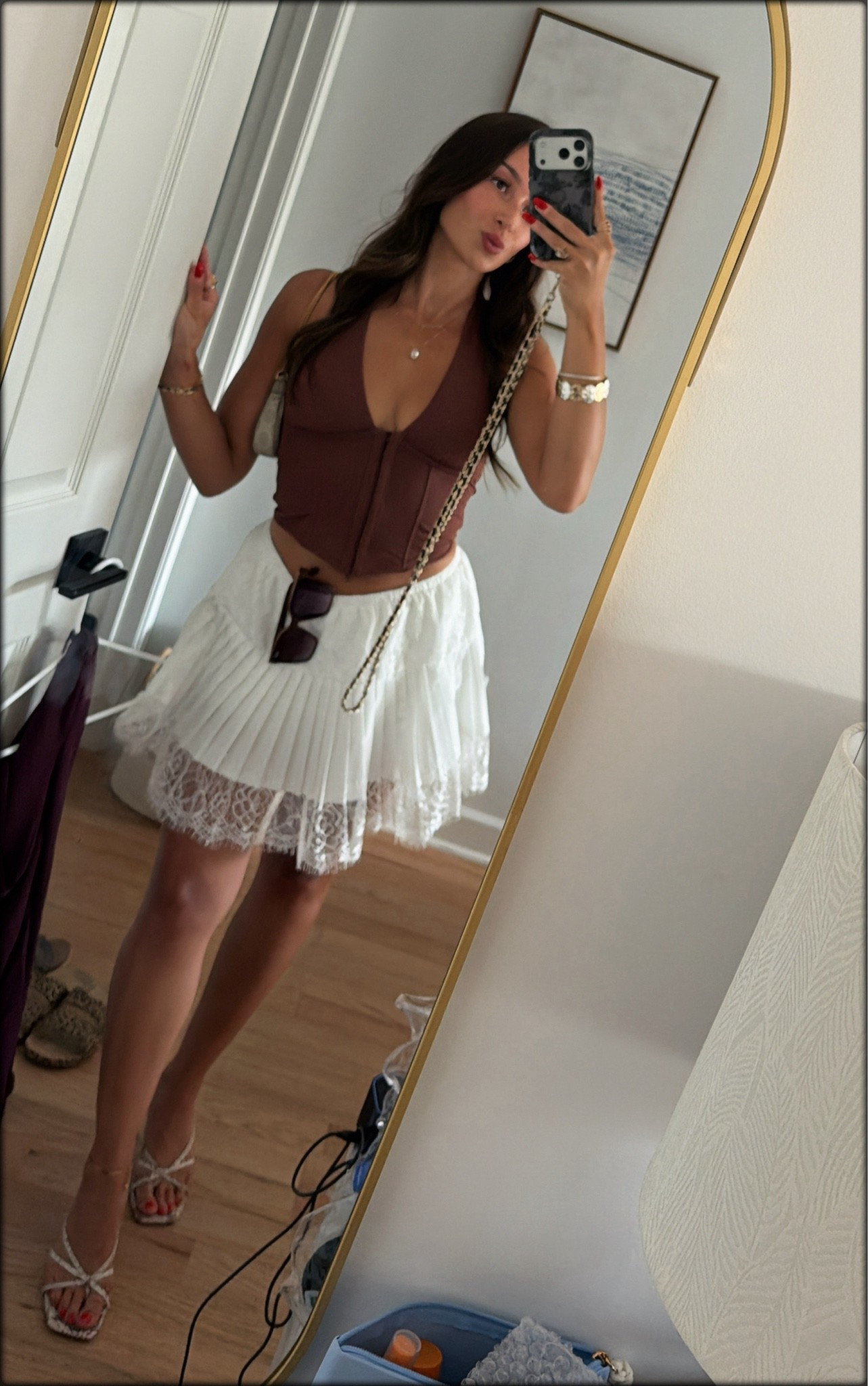 The cutest chocolate brown top for your next country concert 🤎 Style it with denim shorts + cowboy boots for a casual concert outfit, or pair it with a mini skirt and heels for a dressier night out. Such a versatile top for late summer into fall.

#CountryConcertOutfit #ConcertOutfit #FallOutfit #GoingOutTop #FallFashion

#LTKootd #LTKU #LTKSeasonal
