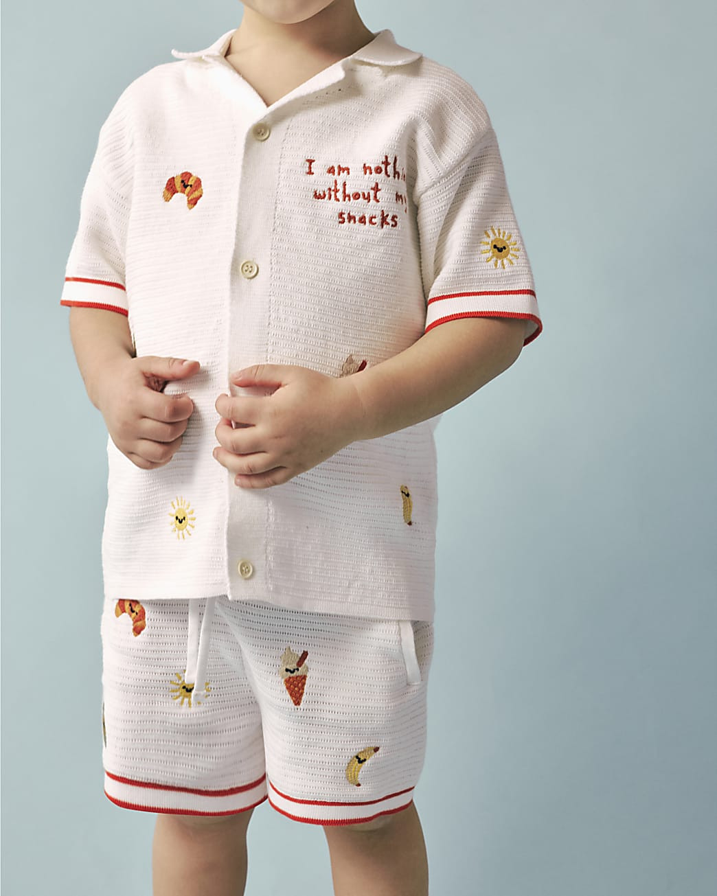 Mini Boys Cream Crochet Food Set | River Island UK & IE